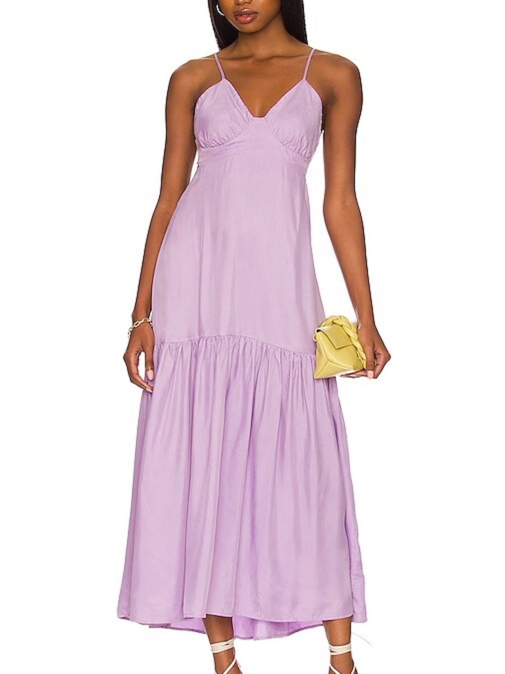 Karina Grimaldi Selene Maxi Dress in Lavender size M
